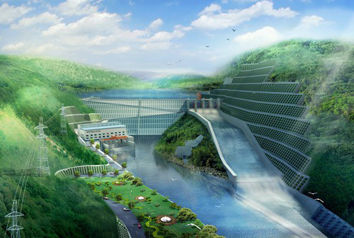 爱民老挝南塔河1号水电站项目